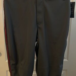 Men's Gray Pants‎ with Red Stripe